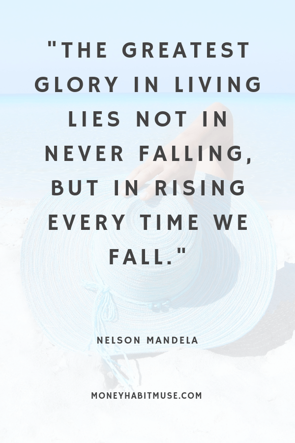 Nelson Mandela quote about rising after falling