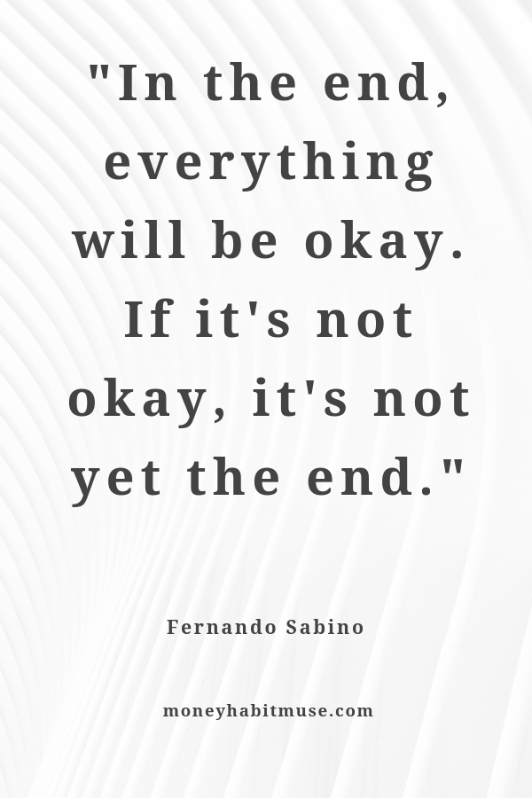 Fernando Sabino quote about the end and the journey