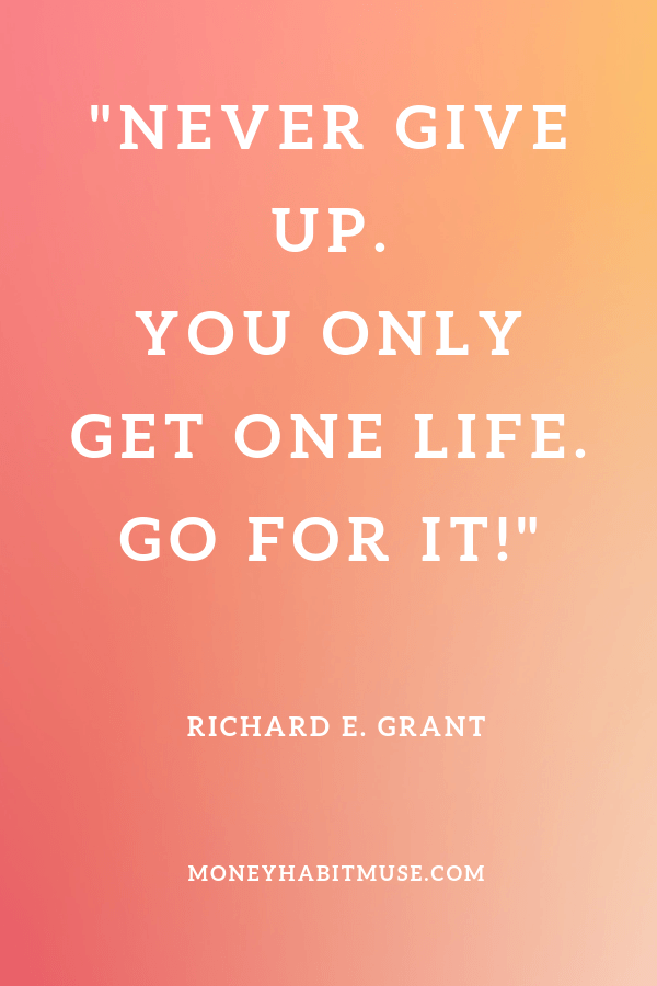 Richard E. Grant quote about the power of dreams
