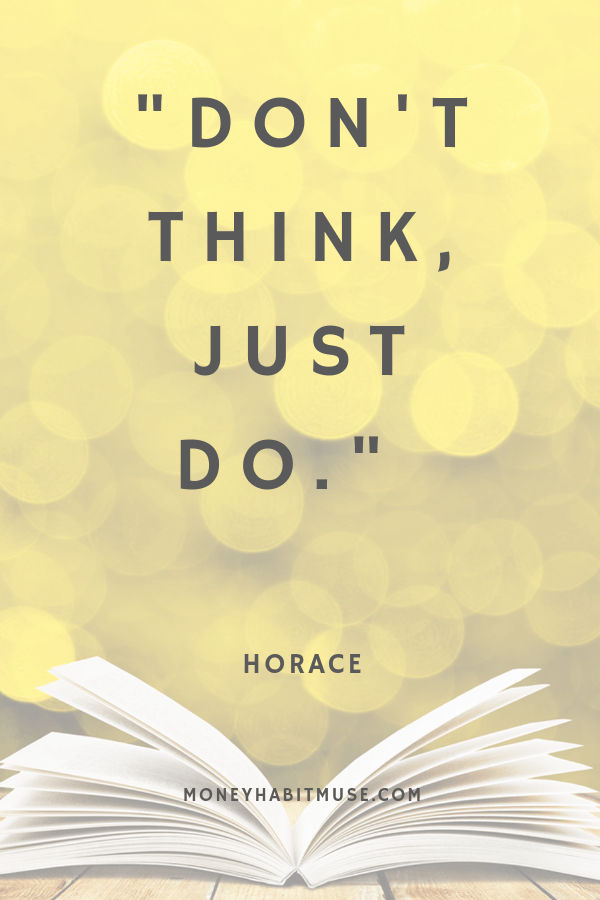 Horace quote about taking action