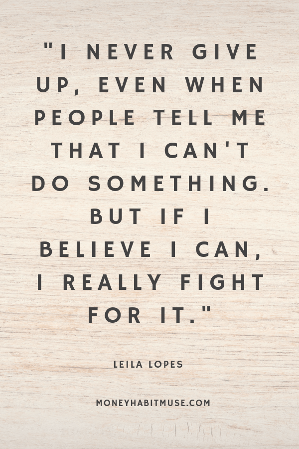 Leila Lopes quote about the strength of dreams