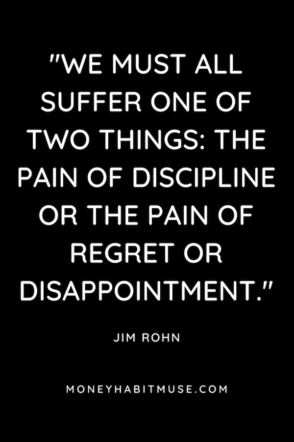 Jim Rohn quote about choosing wisely when disappointed in myself 