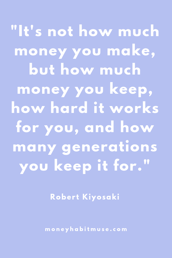 Robert Kiyosaki quote about building generational wealth