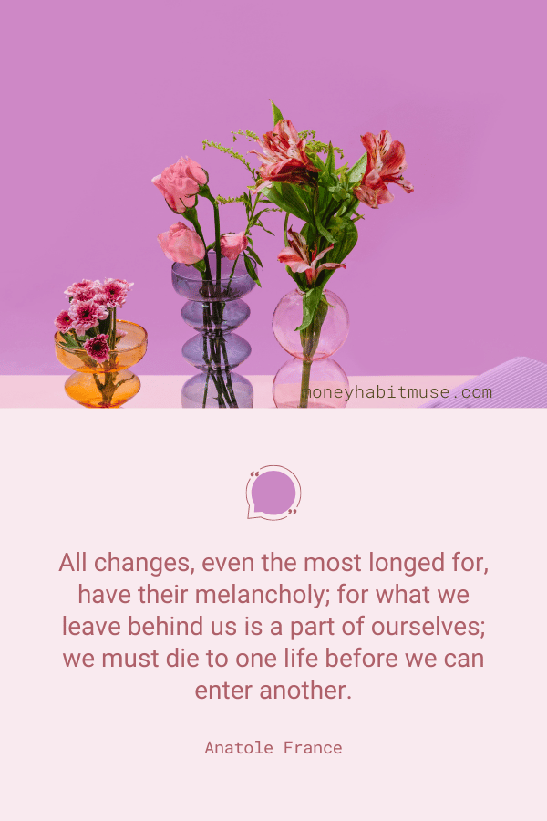 Anatole France quote about the difficulty of change